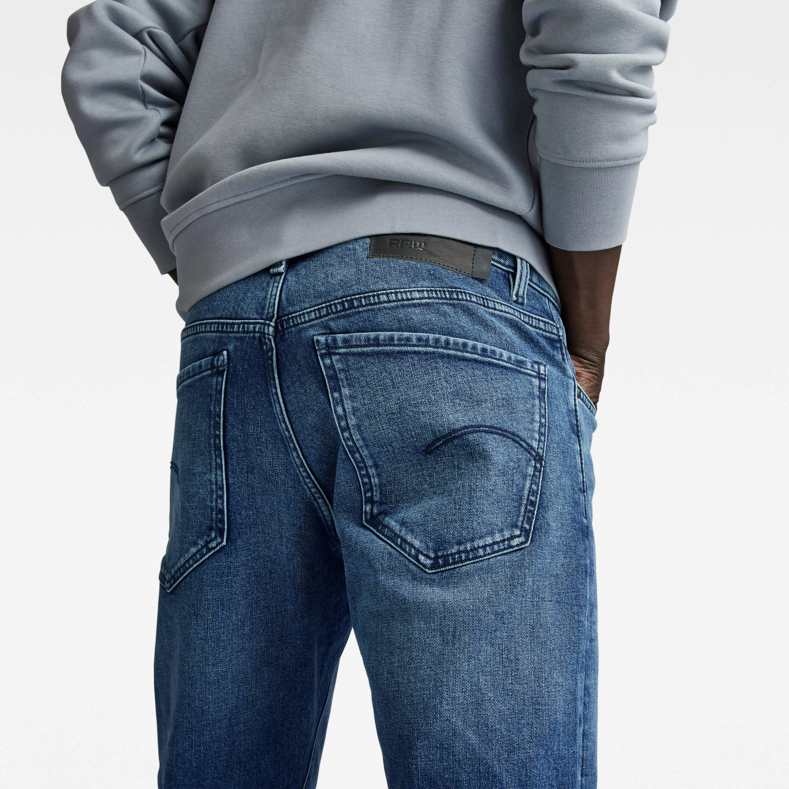 G-STAR Straight-Jeans "Mosa Straight", mit hellen Nähten günstig online kaufen