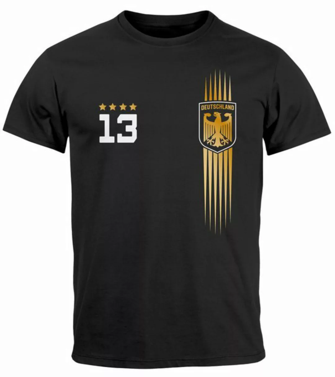 MoonWorks Print-Shirt Herren T-Shirt Deutschland Trikot Fußball EM 2024 Fan günstig online kaufen