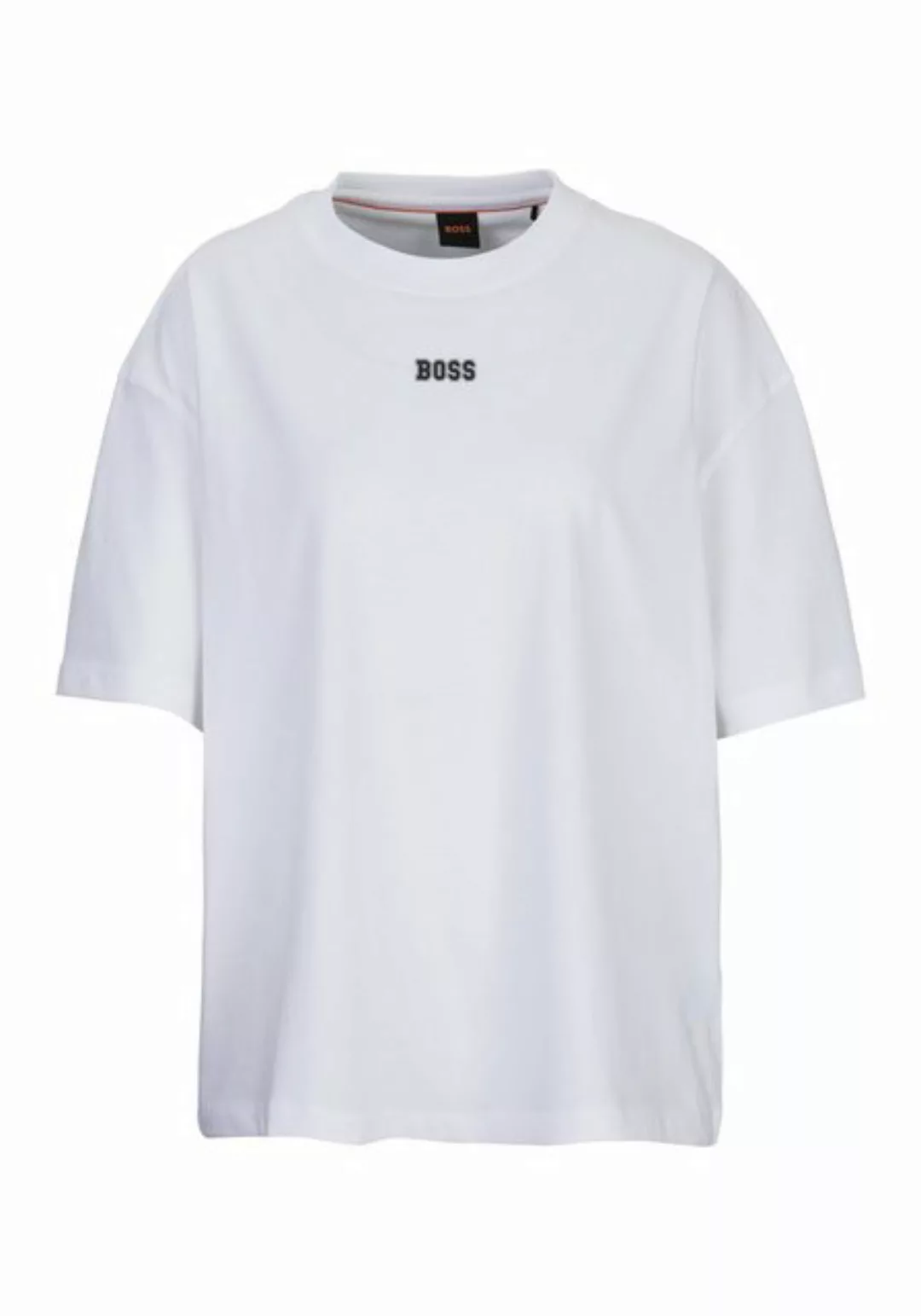 BOSS ORANGE T-Shirt C_Eboyfriend Premium Damenmode mit großem BOSS Logodruc günstig online kaufen