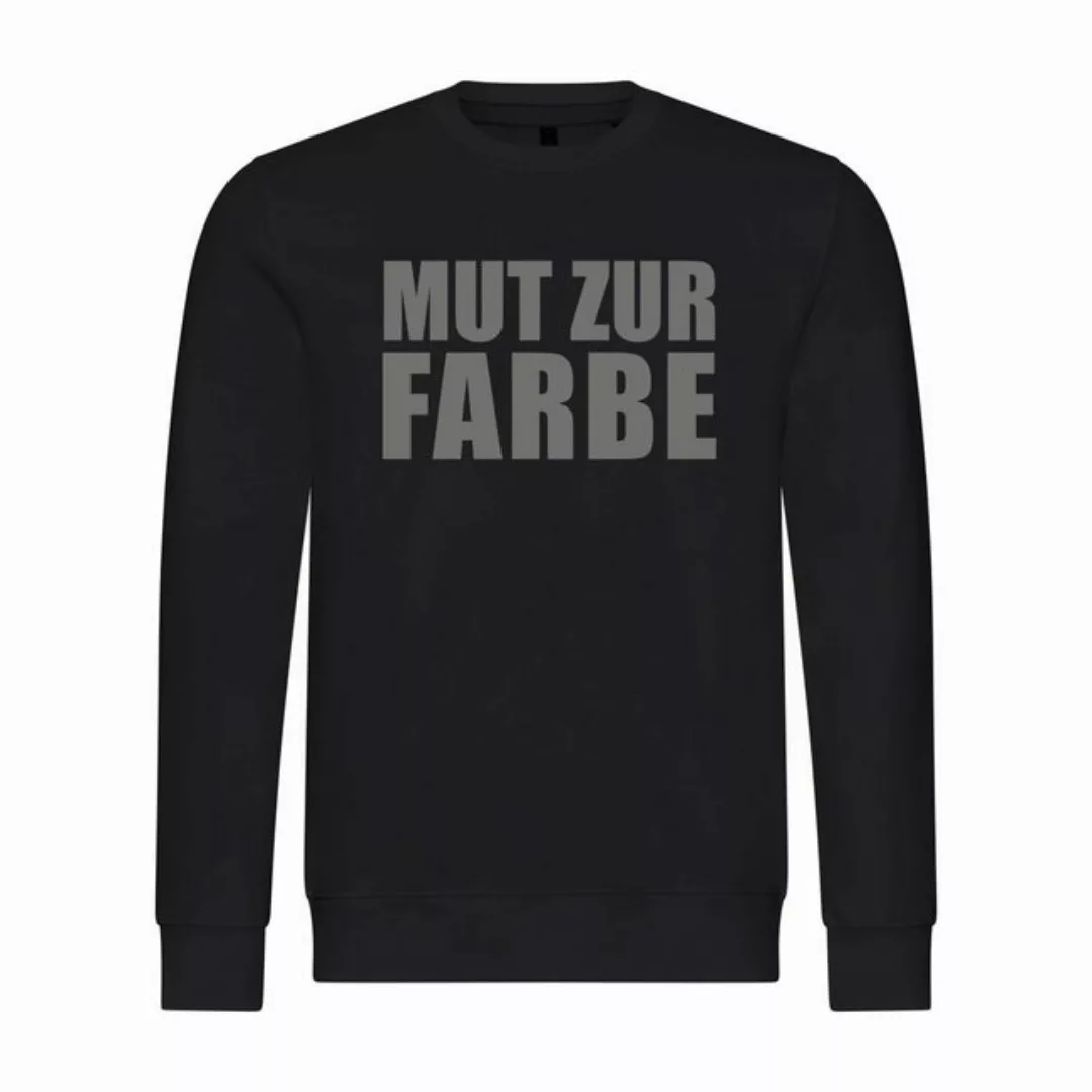 deinshirt Rundhalspullover Herren Pullover Mut zur Farbe Mit Print Motiv, G günstig online kaufen