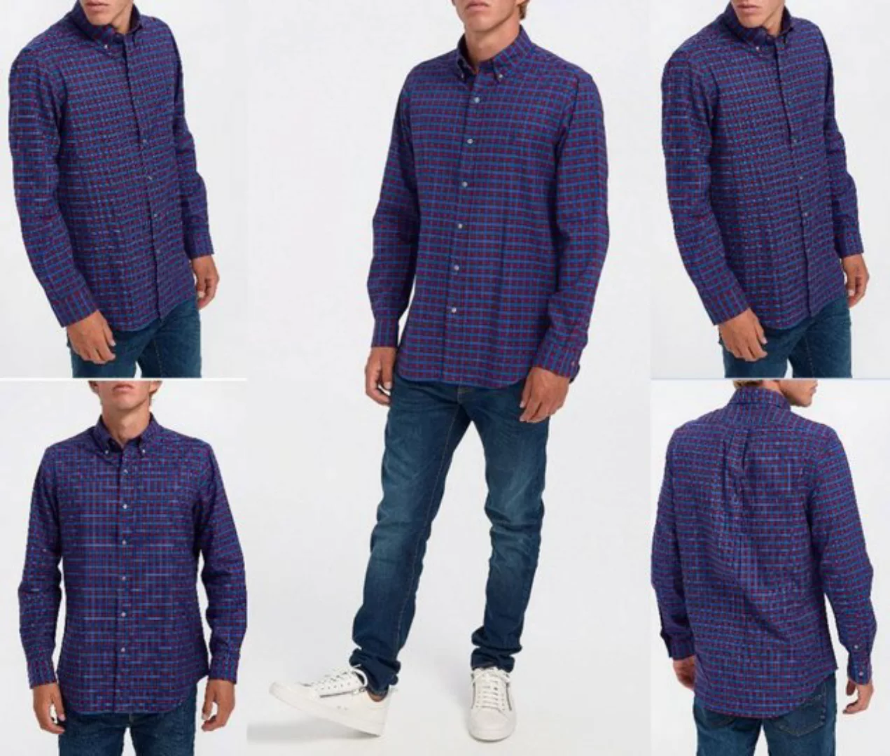Ralph Lauren Langarmhemd POLO RALPH LAUREN Mens Sport College Shirt Karohem günstig online kaufen