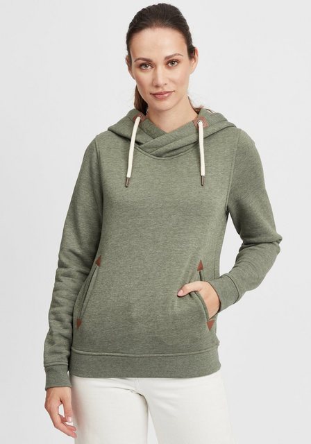 OXMO Hoodie OXVicky Hood Kapuzenpullover mit Cross-Over Kragen günstig online kaufen