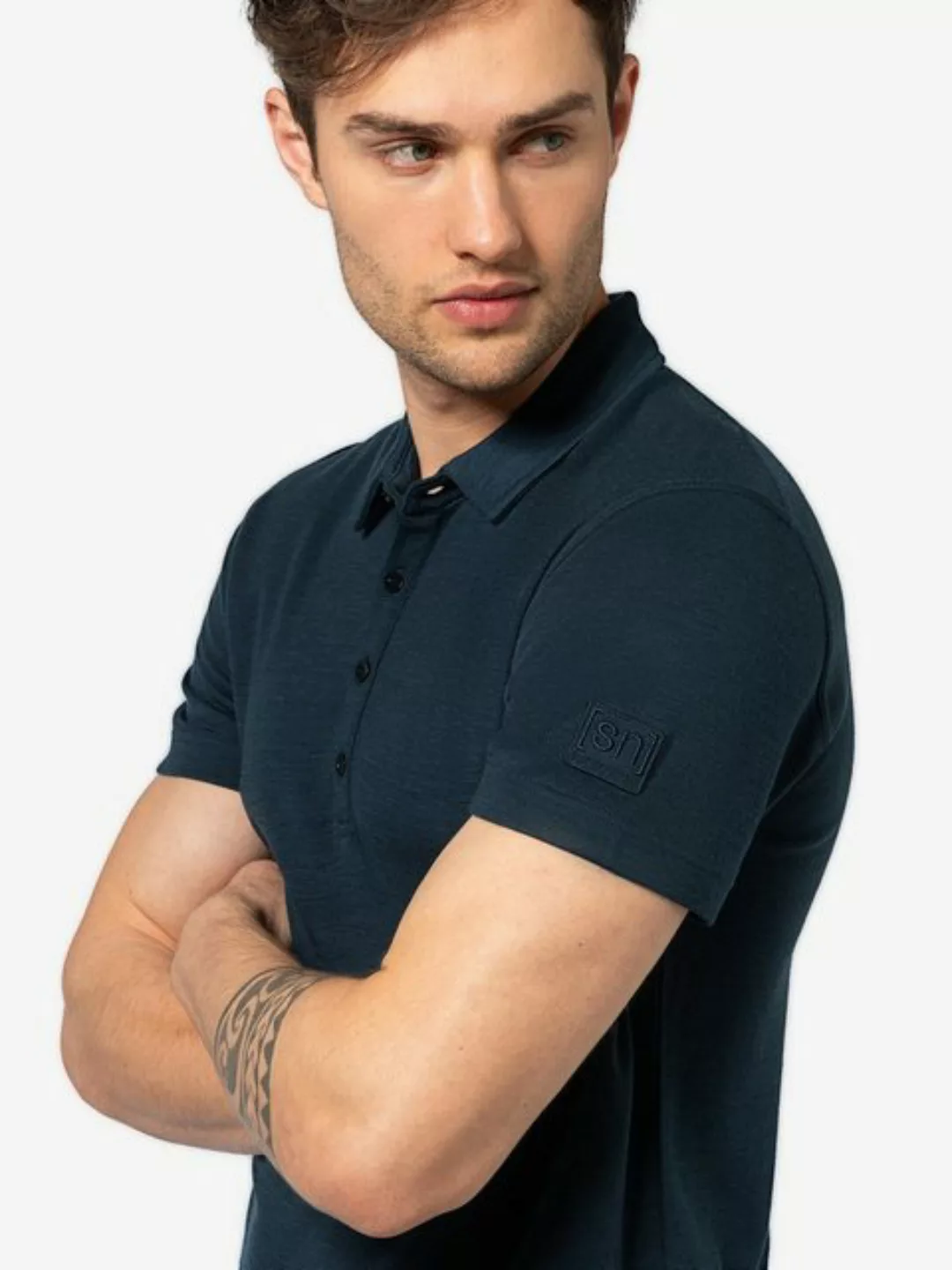 SUPER.NATURAL Poloshirt für Herren, Merino POLO BIO atmungsaktiv, casual günstig online kaufen