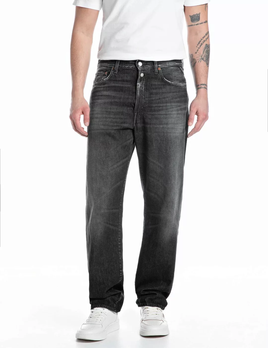 Replay Straight-Jeans "M9Z1 9Zero1 90´s Straight Fit", mit Washed-Look günstig online kaufen