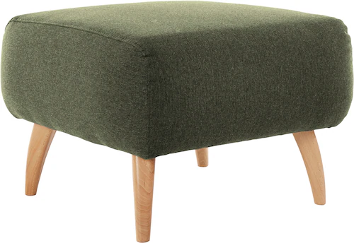 Home affaire Hocker »Baggio«, mit Holzfüßen günstig online kaufen