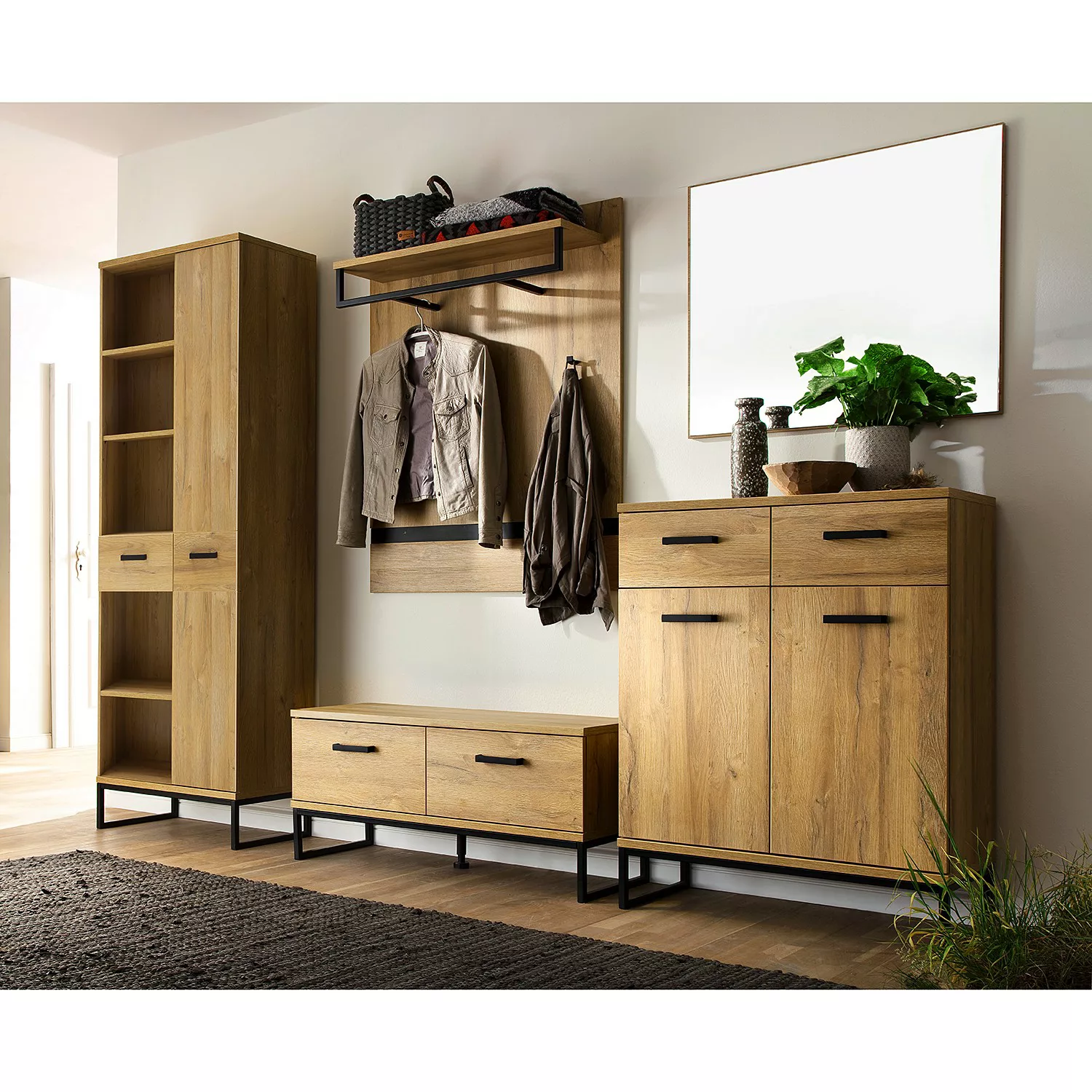 MCA furniture Vitrine Regalschrank Toledo günstig online kaufen