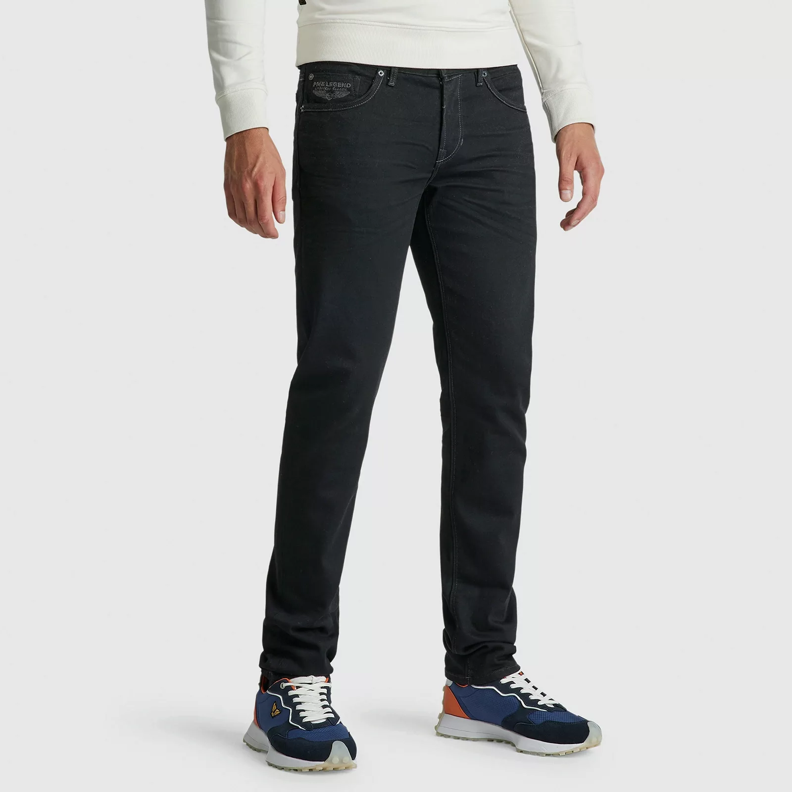 PME Legend Herren Jeans NIGHTFLIGHT - Regular Fit - Grau - Stone Mid Grey günstig online kaufen