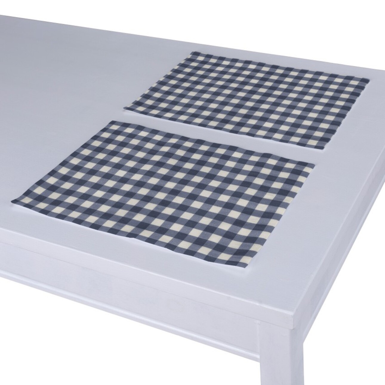 Tischset 2 Stck., marinenblau-ecru , 30 x 40 cm, Quadro (136-01) günstig online kaufen