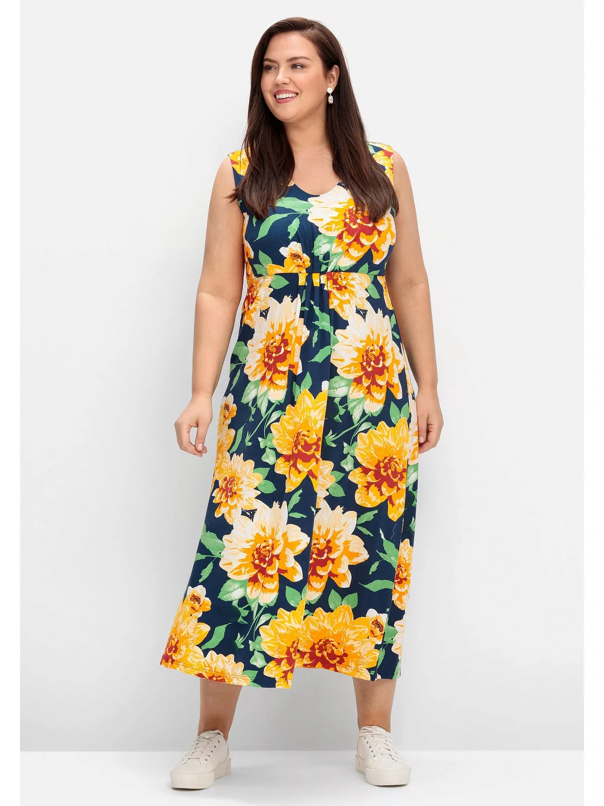 sheego by Joe Browns Jerseykleid "Große Größen", mit Blumendruck günstig online kaufen