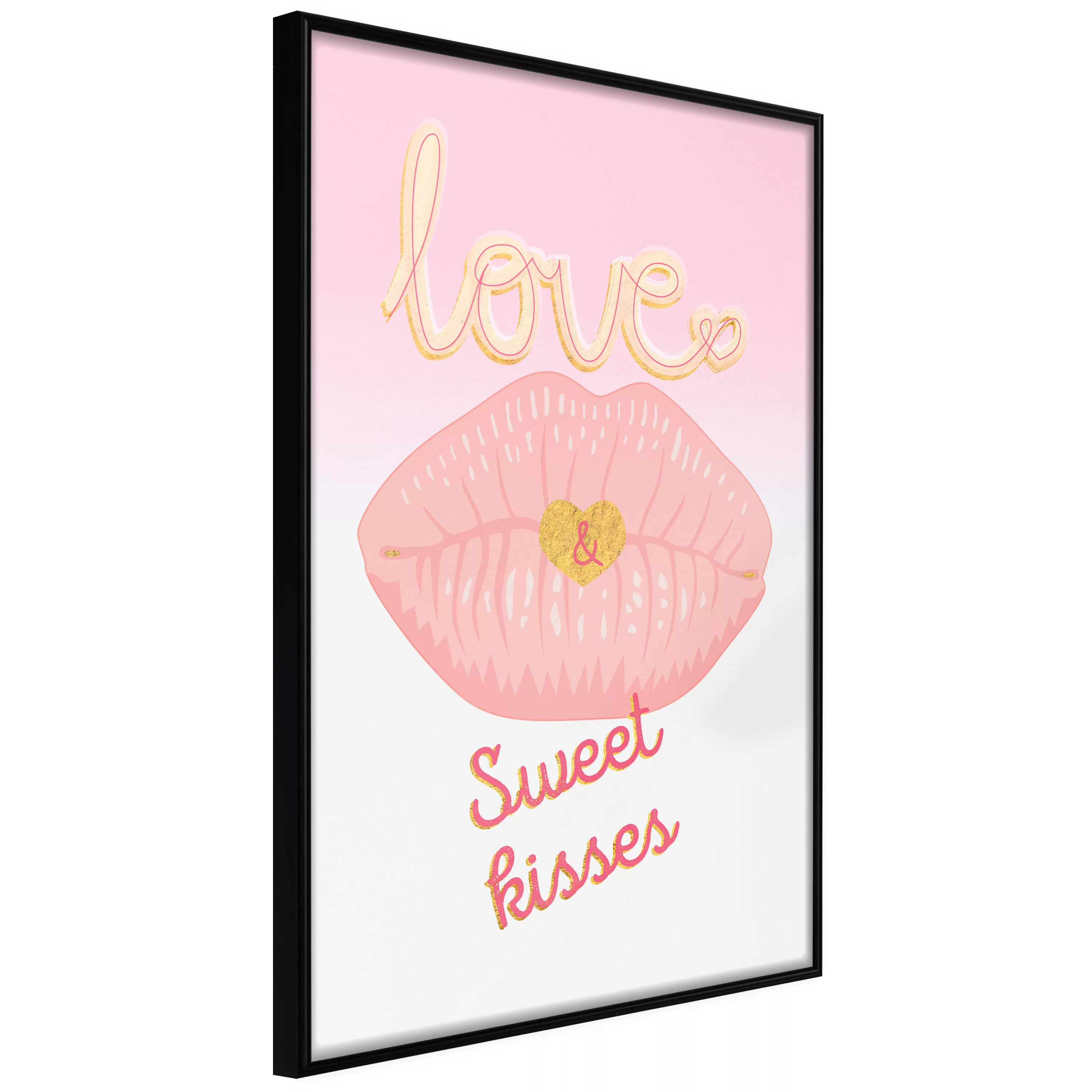 Poster - Pink Kisses günstig online kaufen