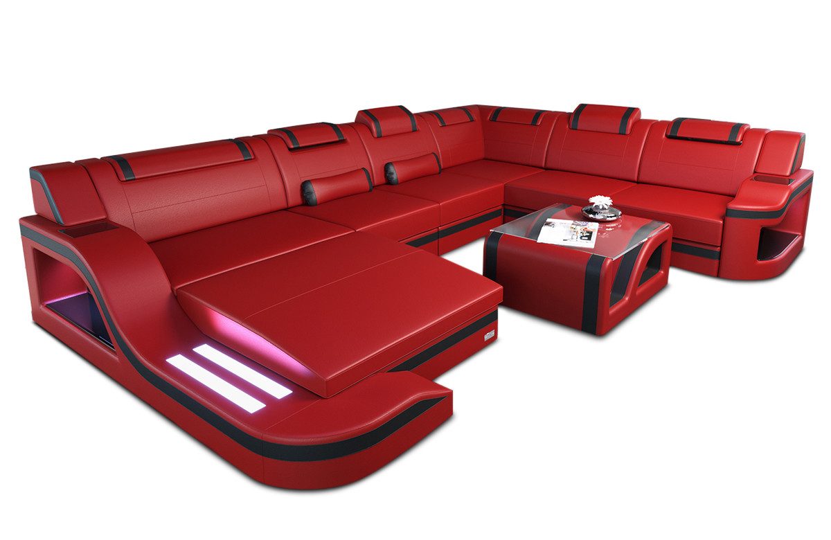 Sofa Dreams Wohnlandschaft Ledercouch Sofa Leder günstig online kaufen