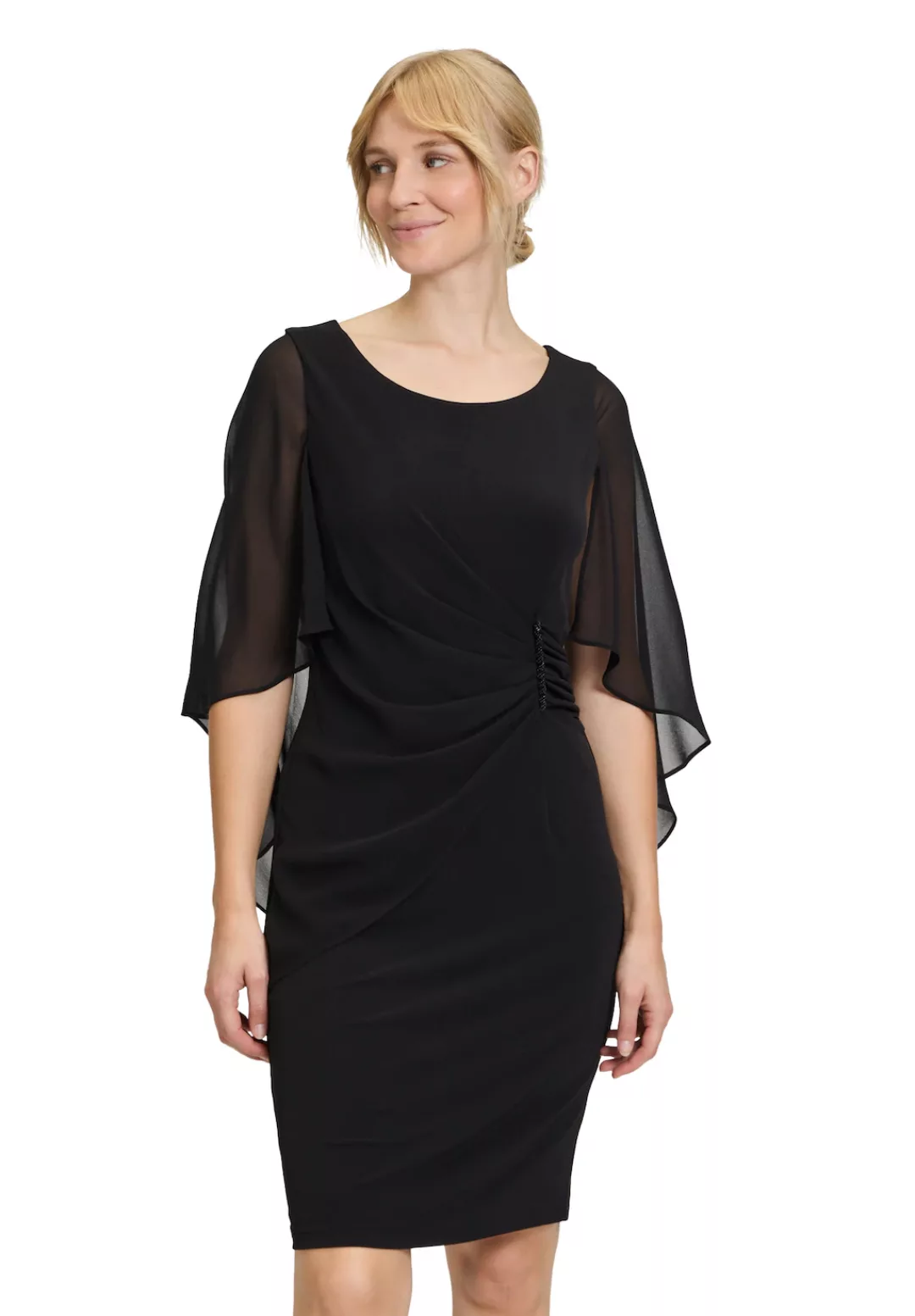 Vera Mont Cocktailkleid "Vera Mont Cocktailkleid mit Raffung", Materialmix günstig online kaufen