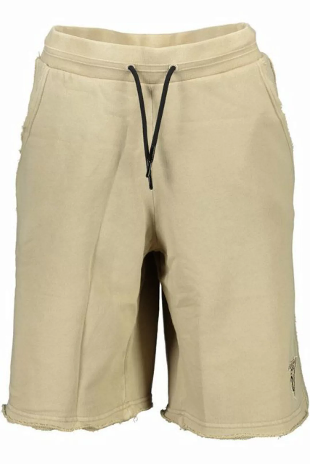 GUESS JEANS 5-Pocket-Hose Herren Bermuda-Shorts Beige aus Bio-Baumwolle mit günstig online kaufen