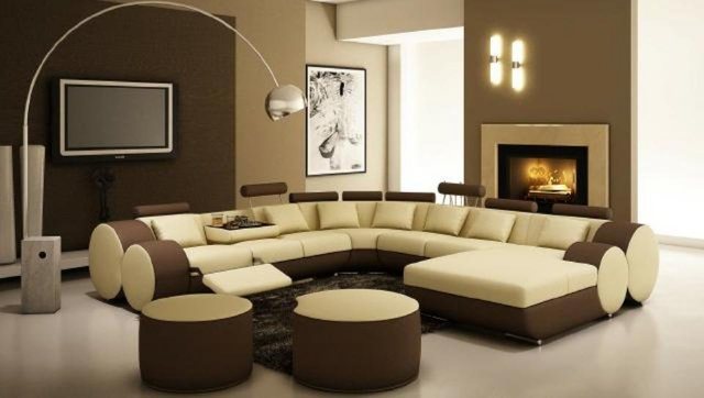 JVmoebel Ecksofa Designer Ledersofa Wohnlandschaft Sofa Couch Polster Eckso günstig online kaufen