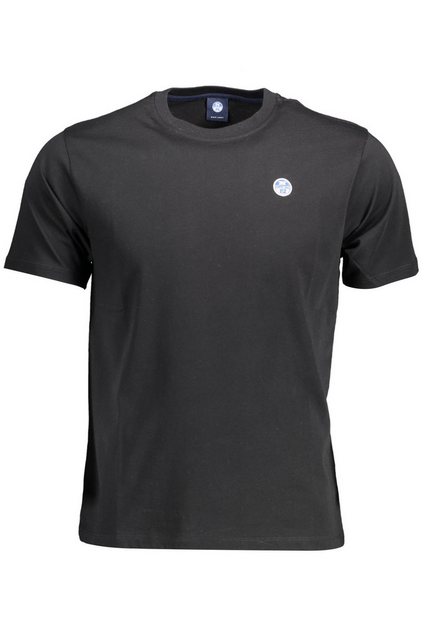 North Sails T-Shirt Herren Kurzarm-T-Shirt Schwarz aus Naturfasern mit günstig online kaufen