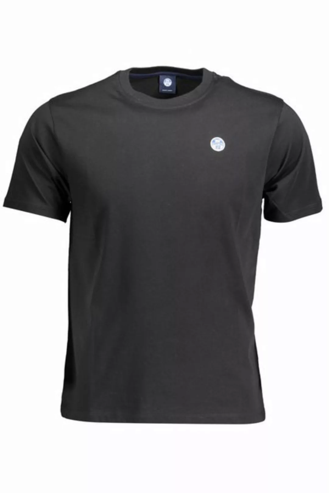 North Sails T-Shirt Herren Kurzarm-T-Shirt Schwarz aus Naturfasern mit günstig online kaufen