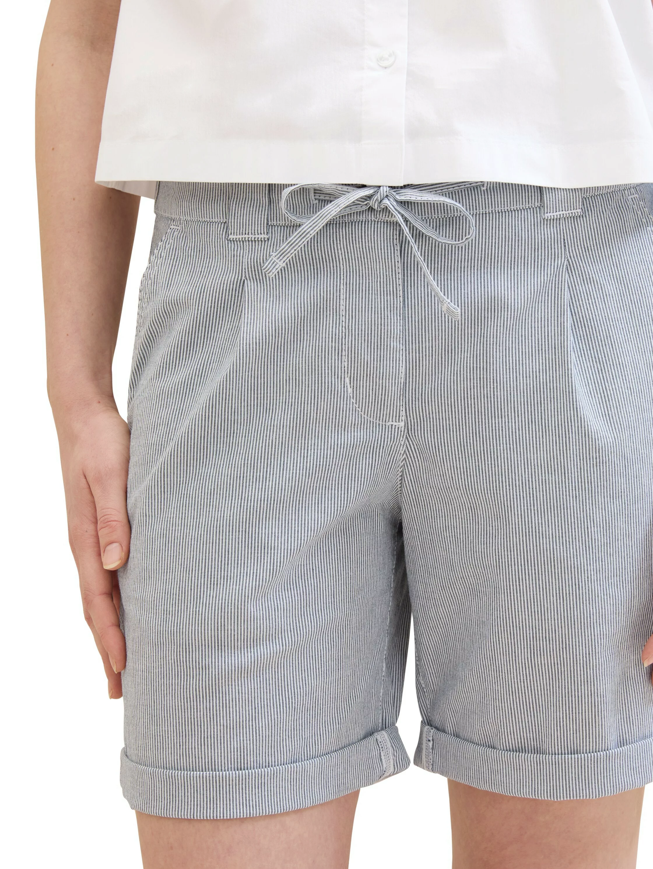 TOM TAILOR Chinoshorts mit Eingriffstaschen und Kordelzug günstig online kaufen