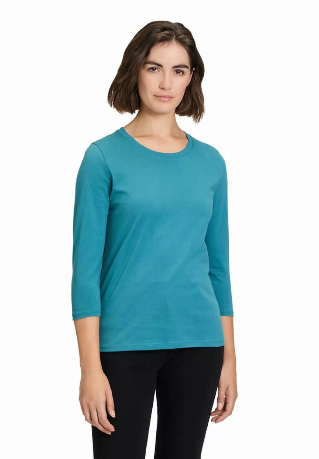 Betty Barclay 3/4-Arm-Shirt Betty Barclay Basic Shirt mit Rundhalsausschnit günstig online kaufen