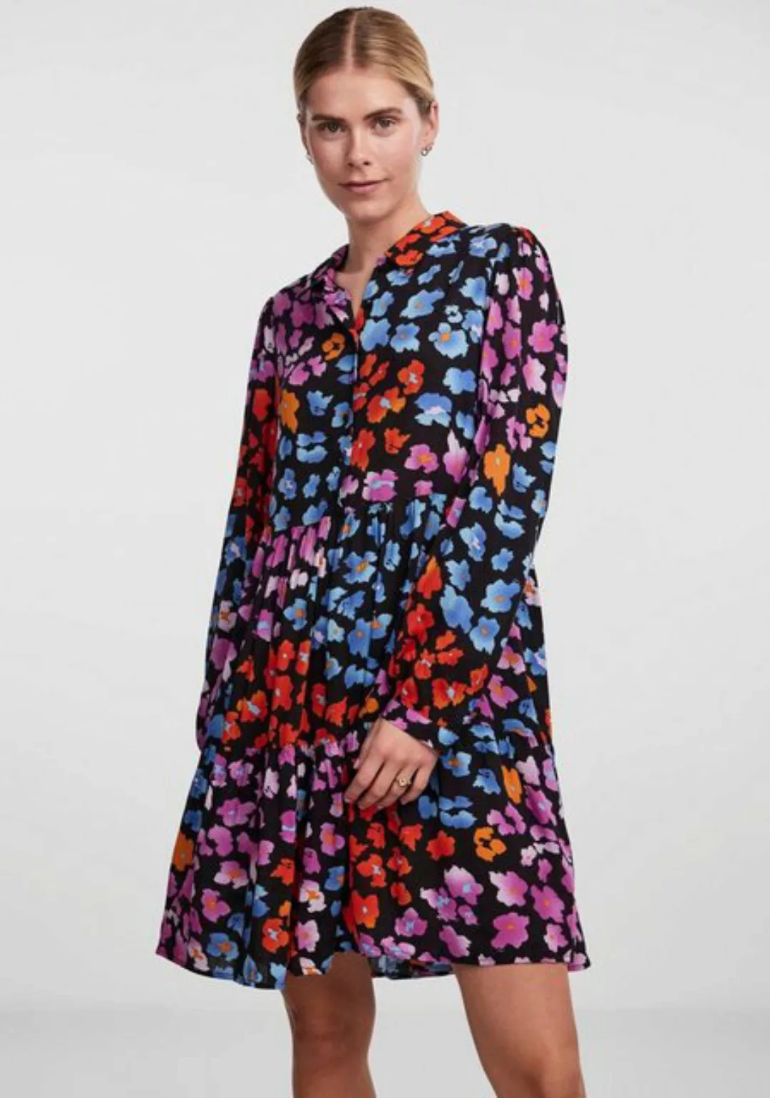 Y.A.S Hemdblusenkleid YASALIRA LS SHIRT DRESS S. NOOS mit Volant günstig online kaufen