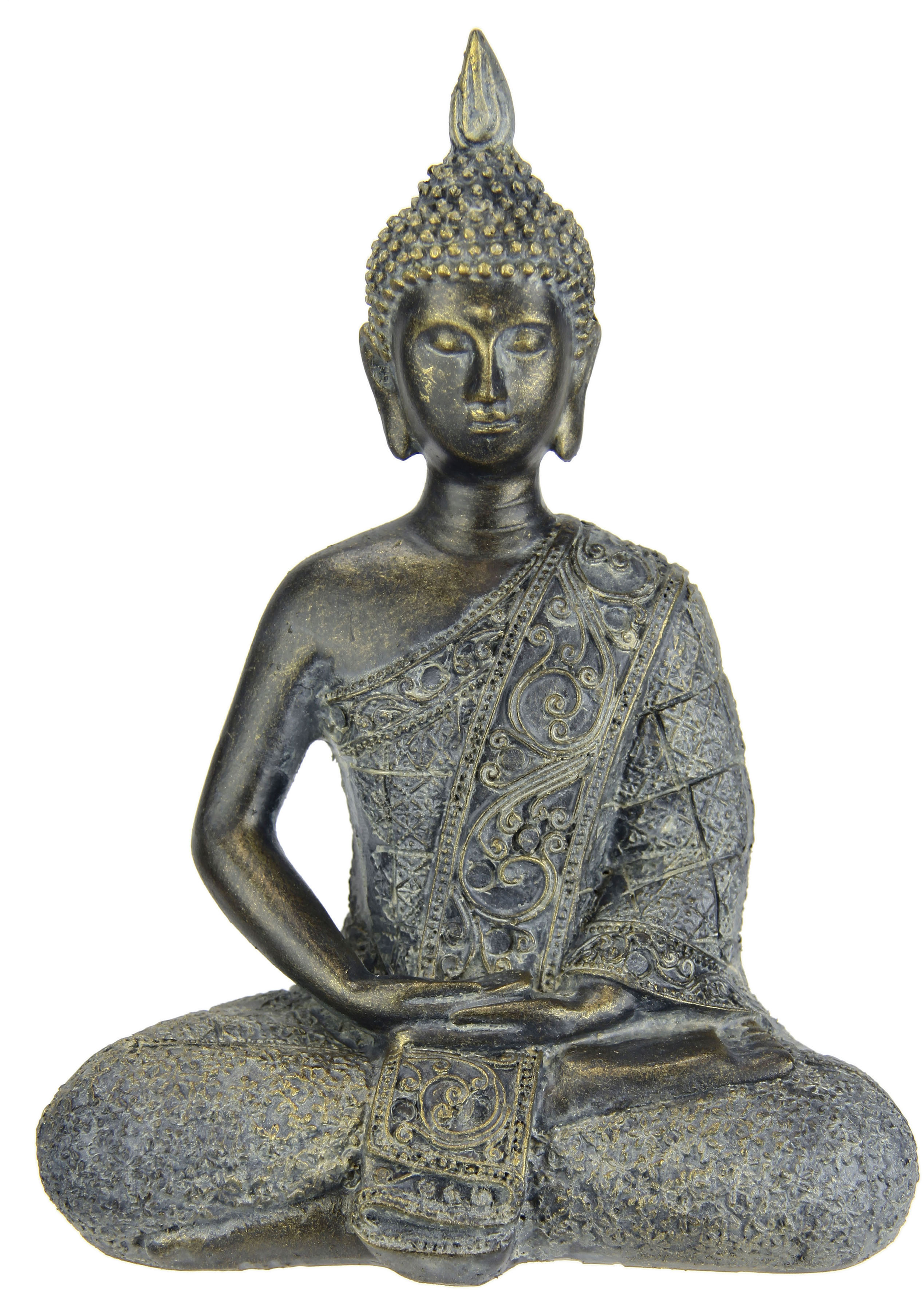 I.GE.A. Dekofigur "Buddha Figur sitzend meditierend Statue Figuren Skulptur günstig online kaufen