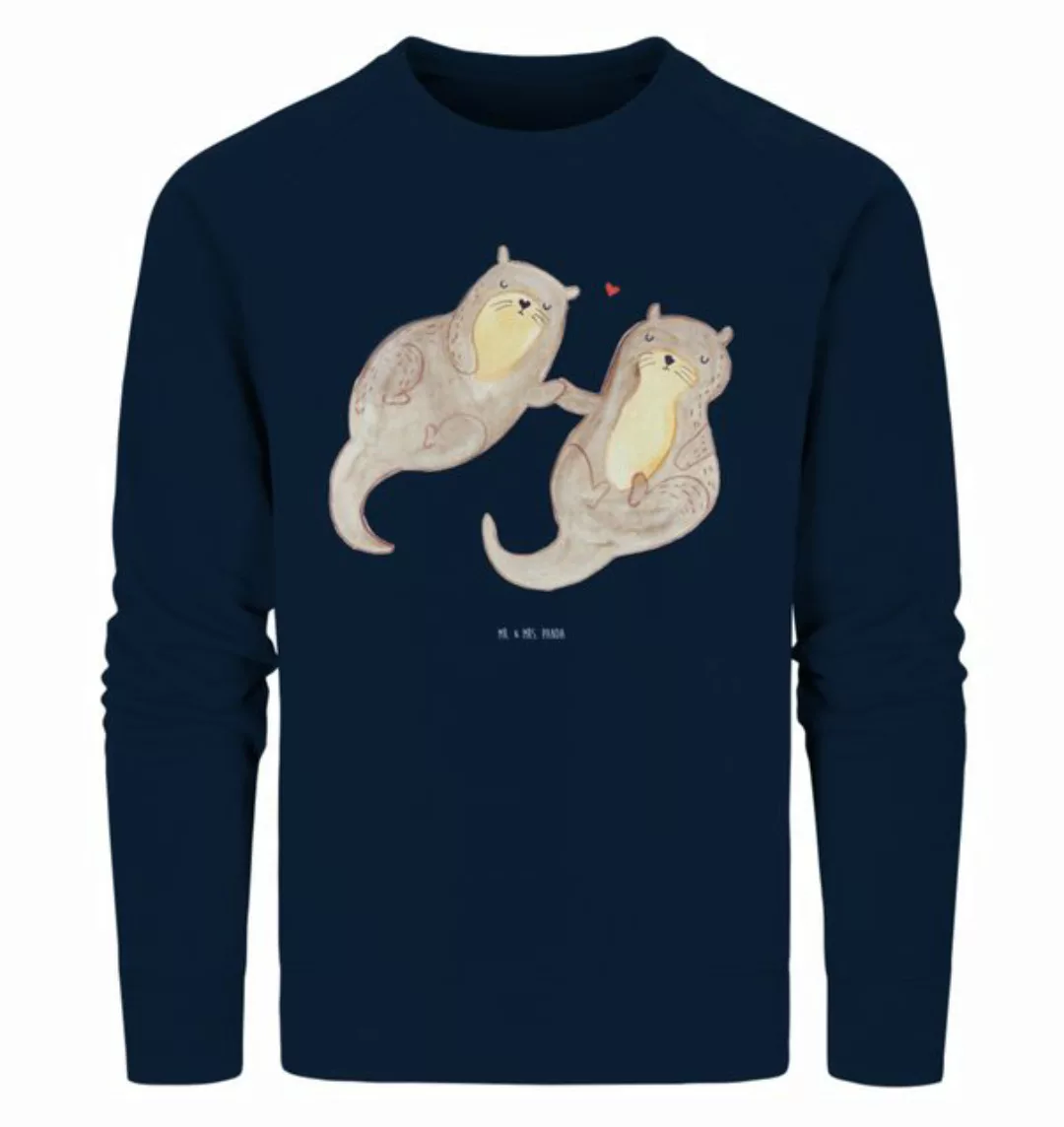 Mr. & Mrs. Panda Longpullover Größe S Otter Hände halten - French Navy - Ge günstig online kaufen