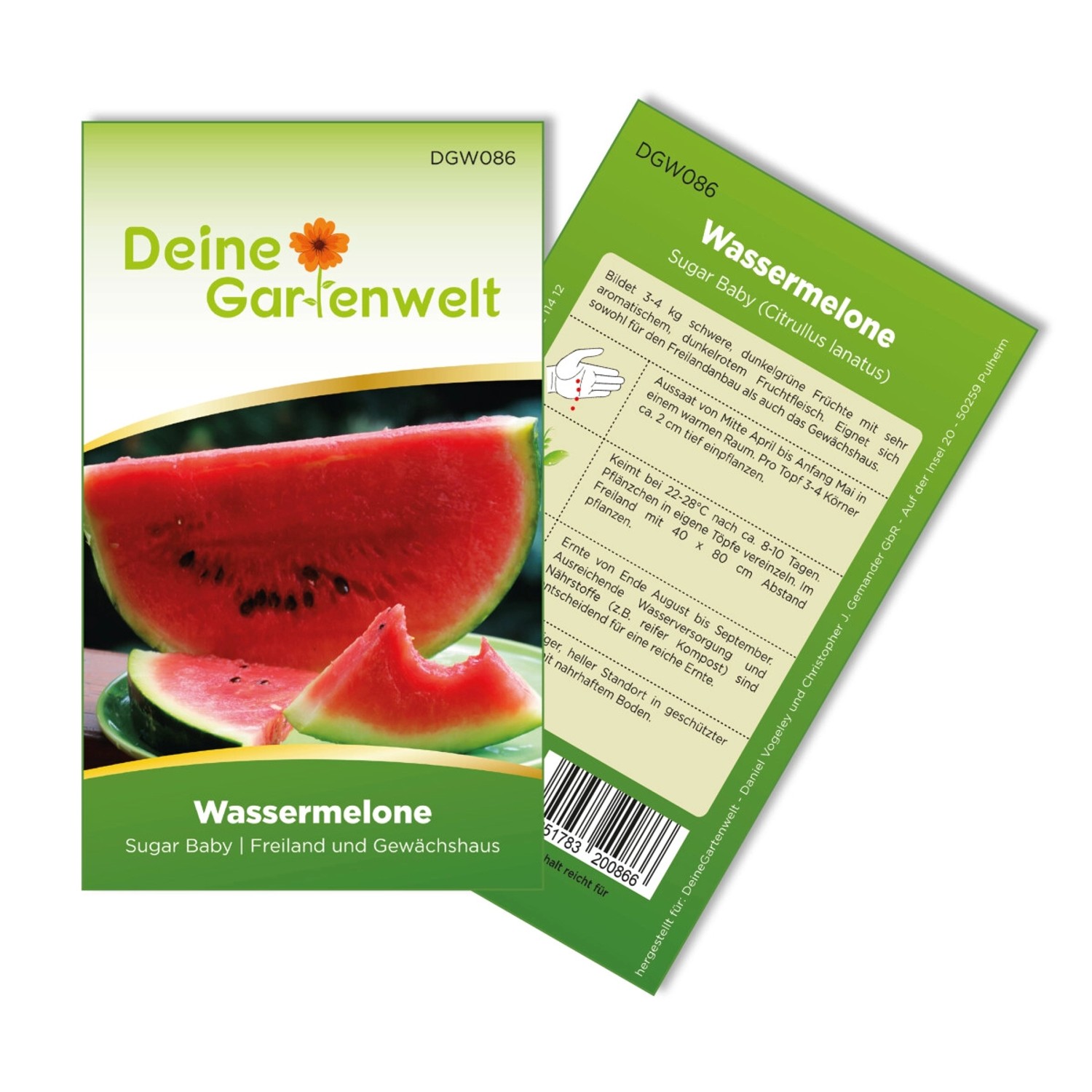 Deine Gartenwelt Wassermelonen Sugar Baby Samen günstig online kaufen