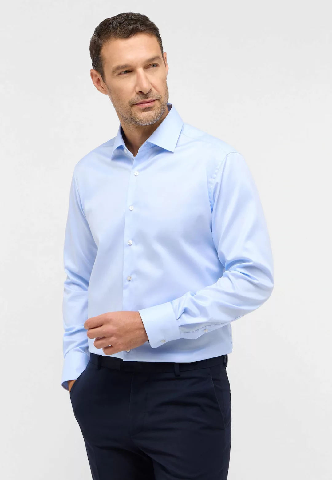 Eterna Langarmhemd "MODERN FIT", NON IRON (bügelfrei) günstig online kaufen