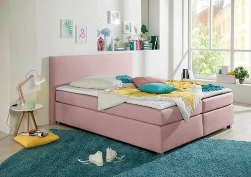 INOSIGN Boxspringbett "Eliana", inkl. Topper, in 4 Breiten, 3 Matratzenarte günstig online kaufen