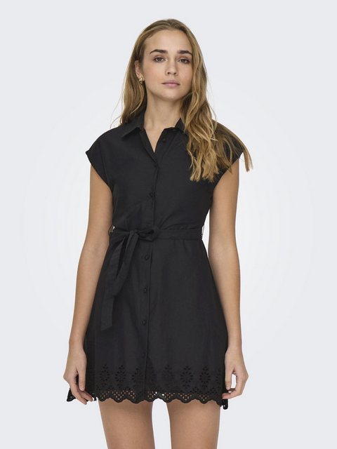 ONLY Blusenkleid ONLLOU LIFE EMB S/S SHIRT DRESS PTM günstig online kaufen