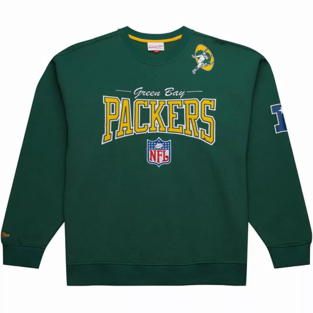 Mitchell & Ness Rundhalspullover BACKPRINT Green Bay Packers günstig online kaufen