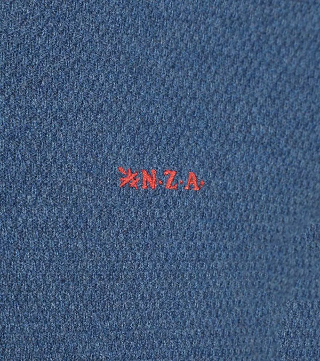 NZA Half Zip Pullover Ralph Blau - Größe M günstig online kaufen