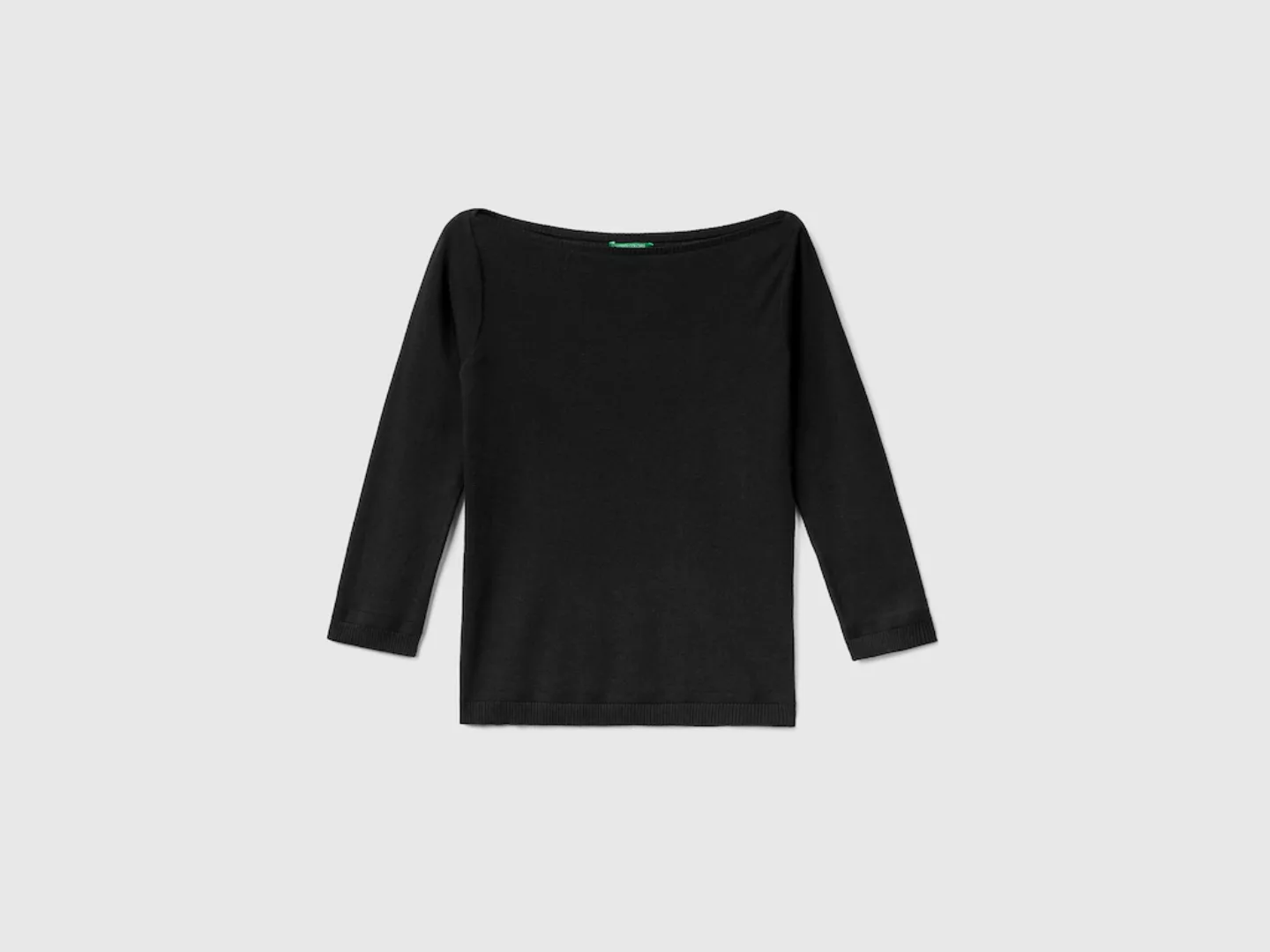 United Colors of Benetton Strickpullover mit U-Boot-Ausschnitt günstig online kaufen