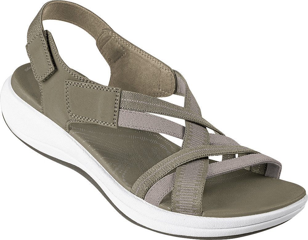 Clarks Sandale mit verstellbarem Klettverschluss und günstig online kaufen