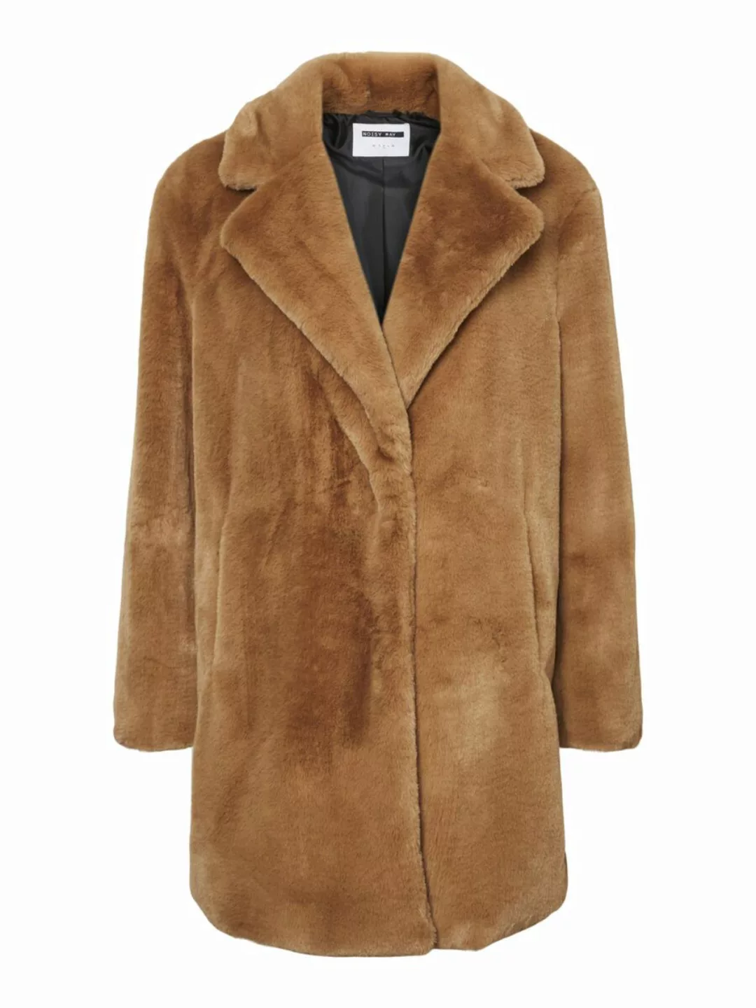 NOISY MAY Kunstfell Mantel Damen Braun günstig online kaufen