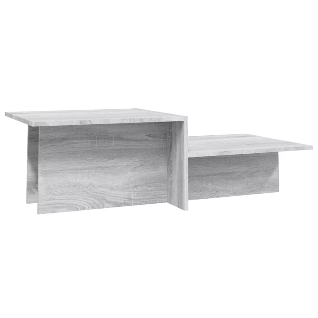 Vidaxl Couchtisch Grau Sonoma 111,5x50x33 Cm Holzwerkstoff günstig online kaufen