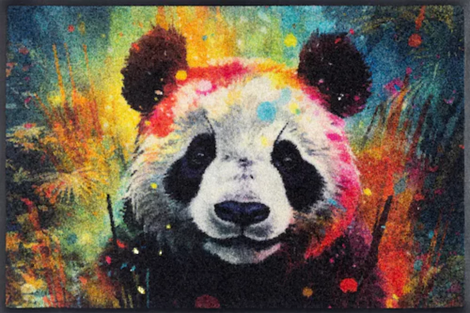 wash+dry by Kleen-Tex Fußmatte »Pandy McPanda«, rechteckig, 7 mm Höhe günstig online kaufen