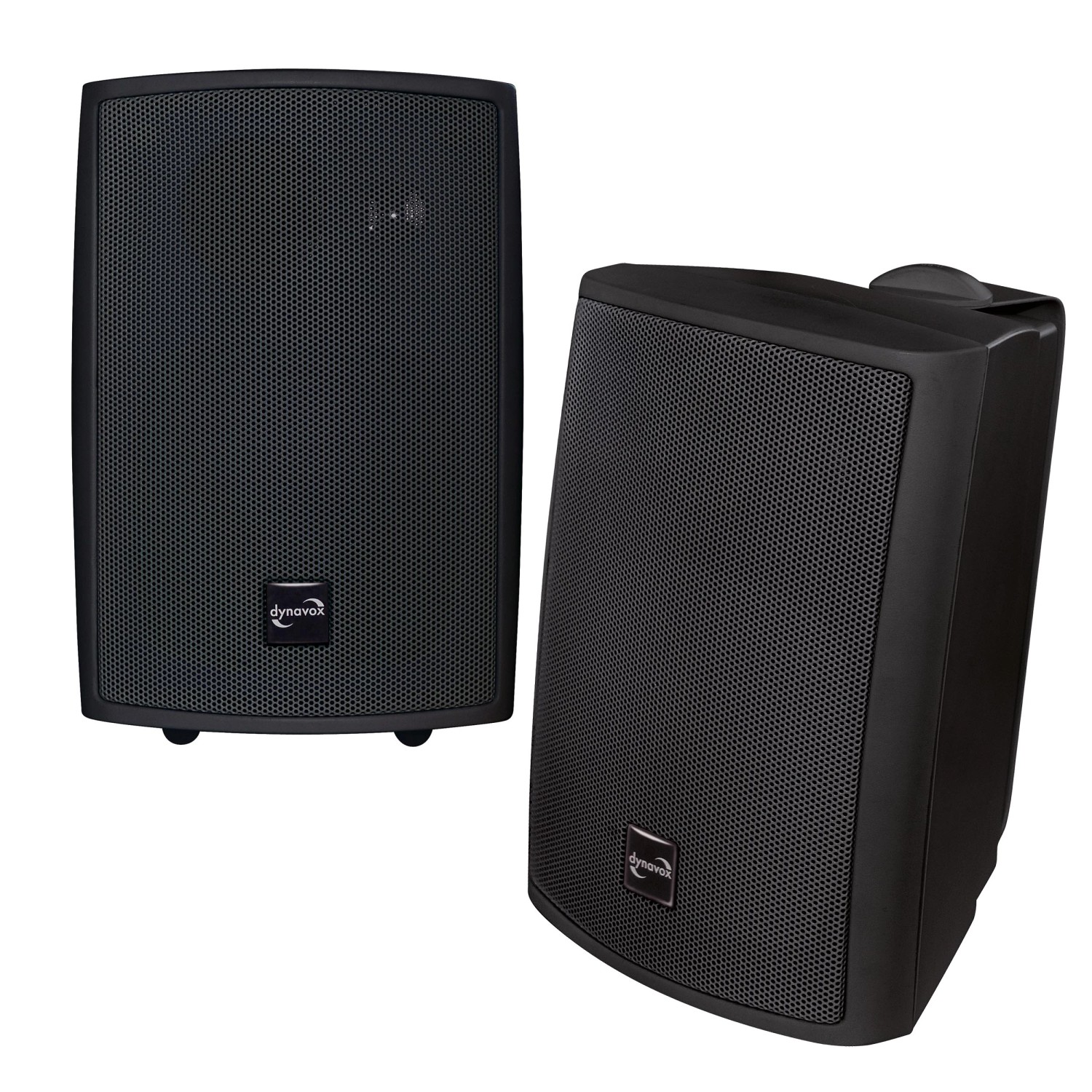 Dynavox PB-402 Wetterfeste 3-Wege-Boxen Mit Halterung Schwarz günstig online kaufen