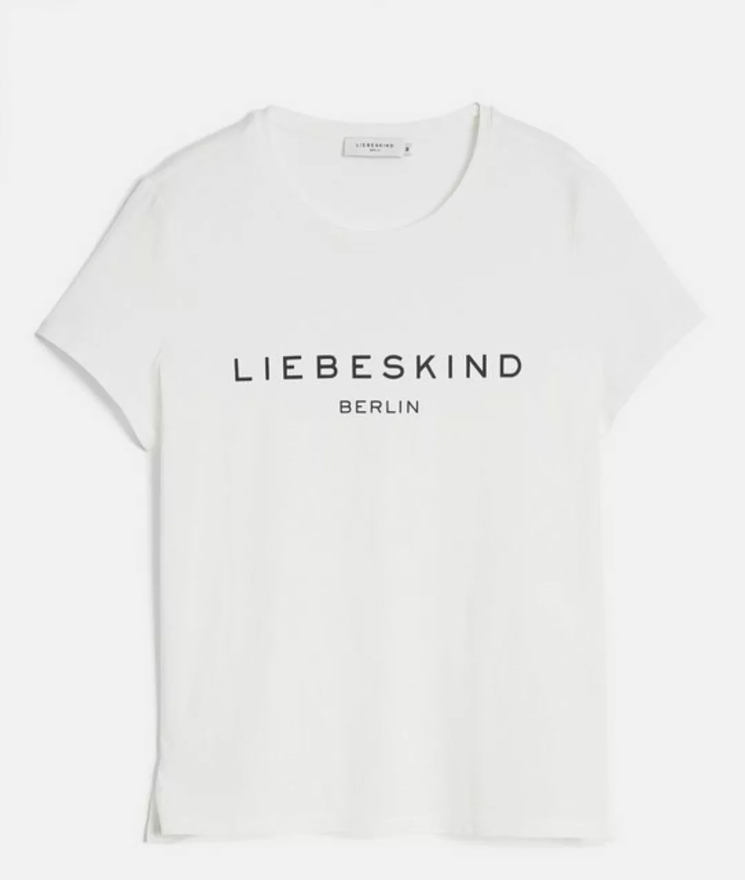 Liebeskind Berlin Kurzarmshirt T-Shirt mit Label-Print günstig online kaufen