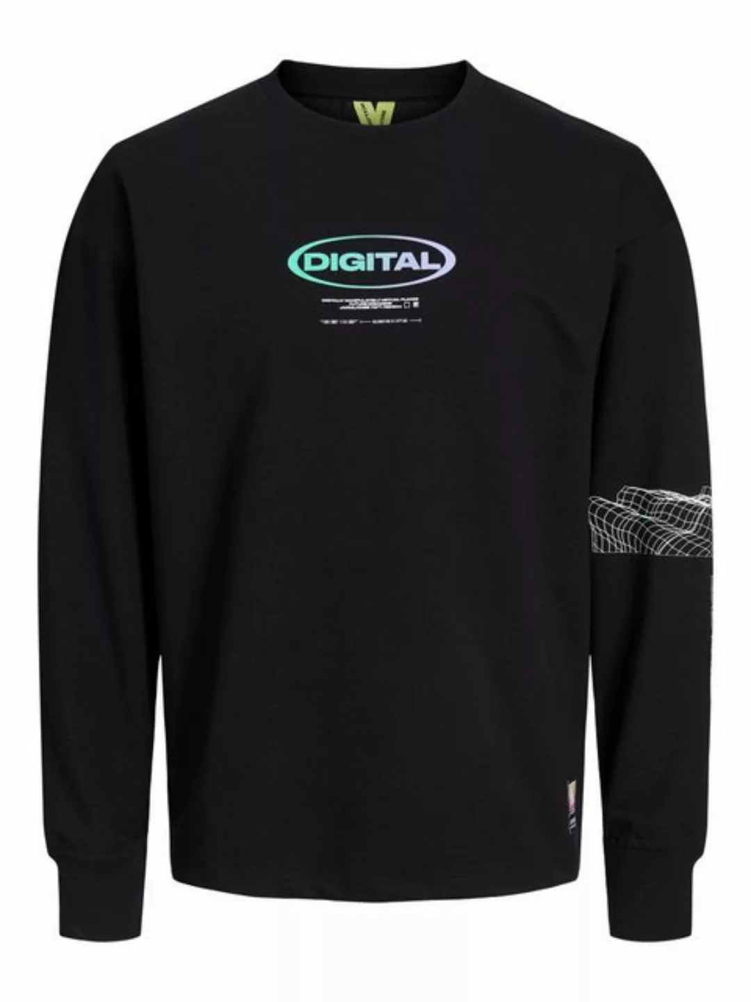 Jack & Jones Longsweatshirt JCODIGITAL SWEAT CREW NECK LN günstig online kaufen