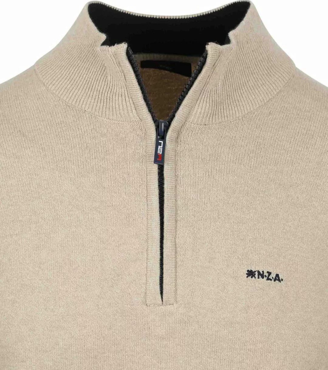 NZA Half Zip Pullover Christopher Melange Sand - Größe XXL günstig online kaufen