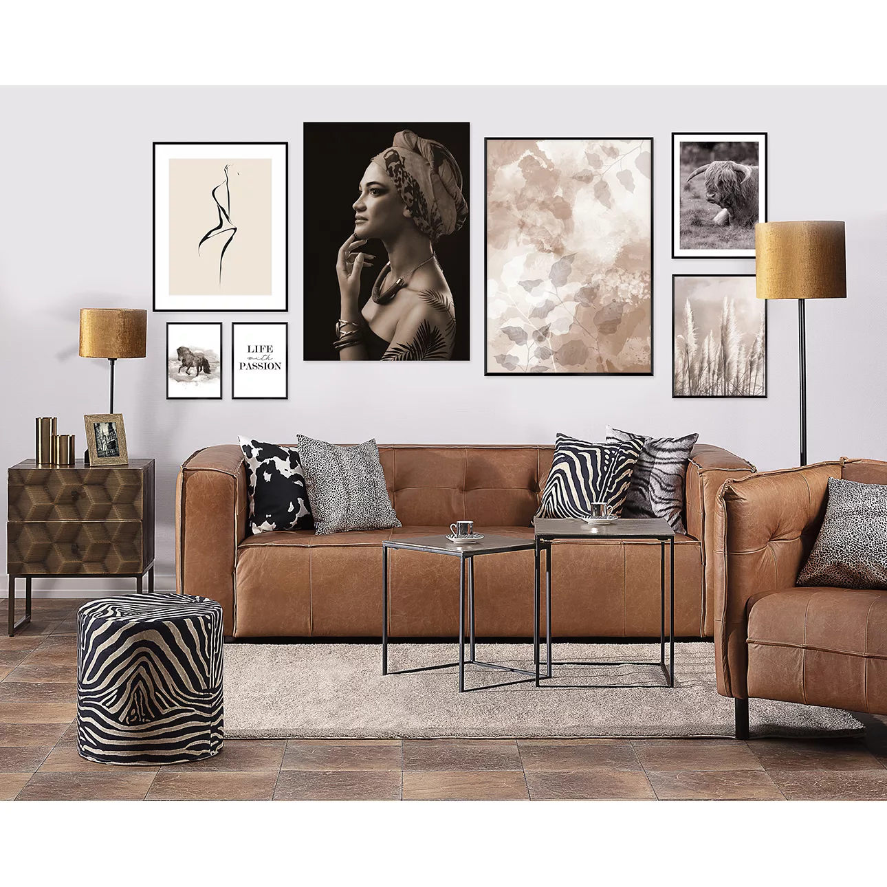 Leinwandbild Ethno, 70 x 100 cm günstig online kaufen