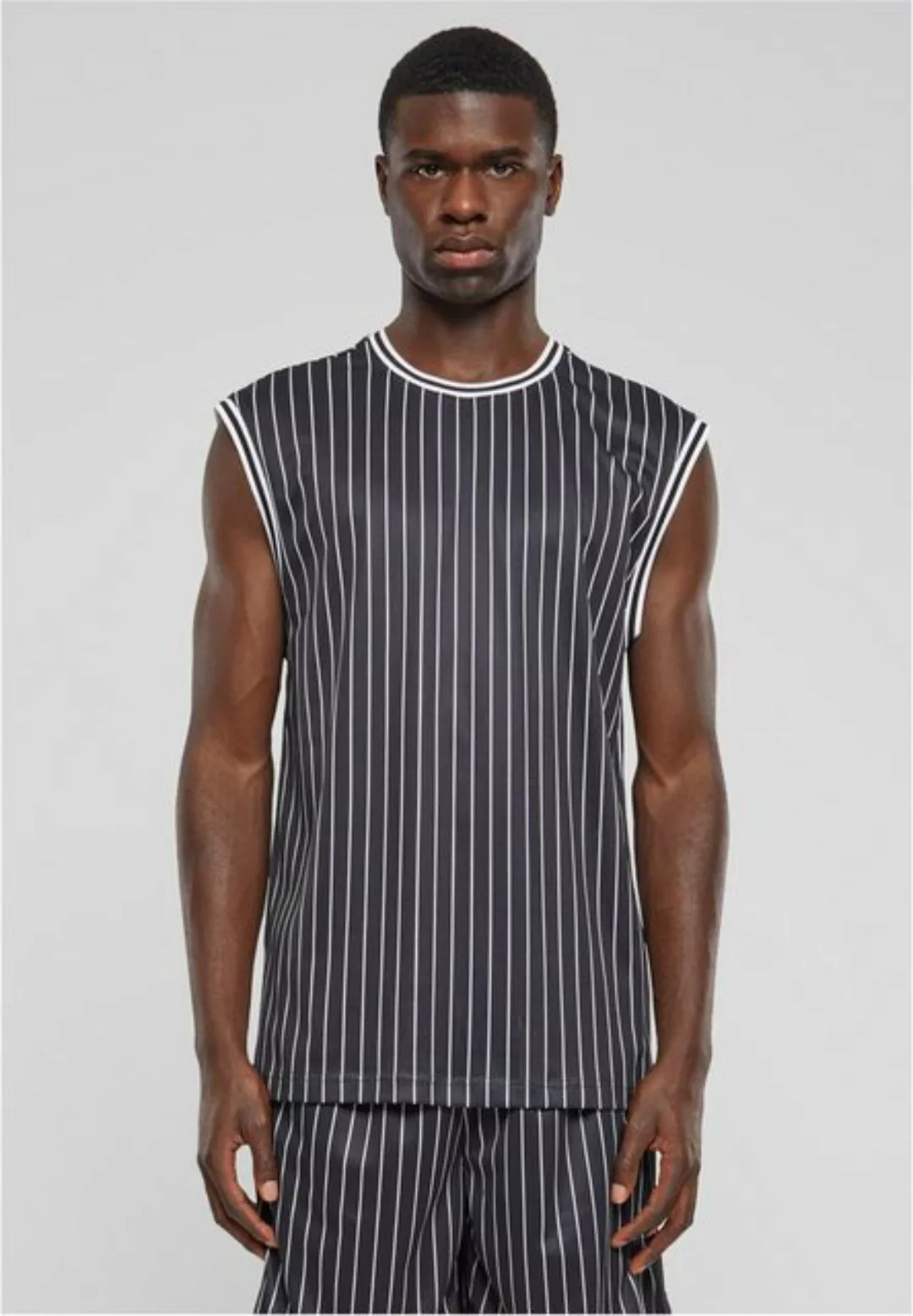 URBAN CLASSICS T-Shirt Striped Mesh Tanktop günstig online kaufen