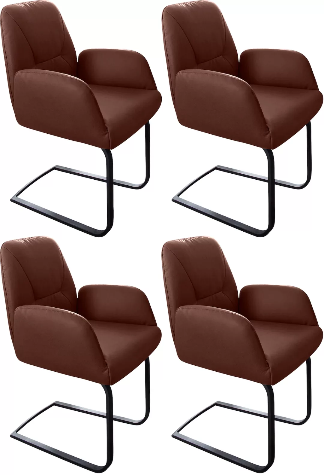 W.SCHILLIG Freischwinger "ole", (Set), 4 St., Longlife Xtra-Leder Z69, 2er- günstig online kaufen