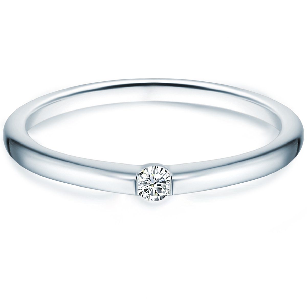 Trilani Silberring Verlobungsring aus 925 Sterling günstig online kaufen