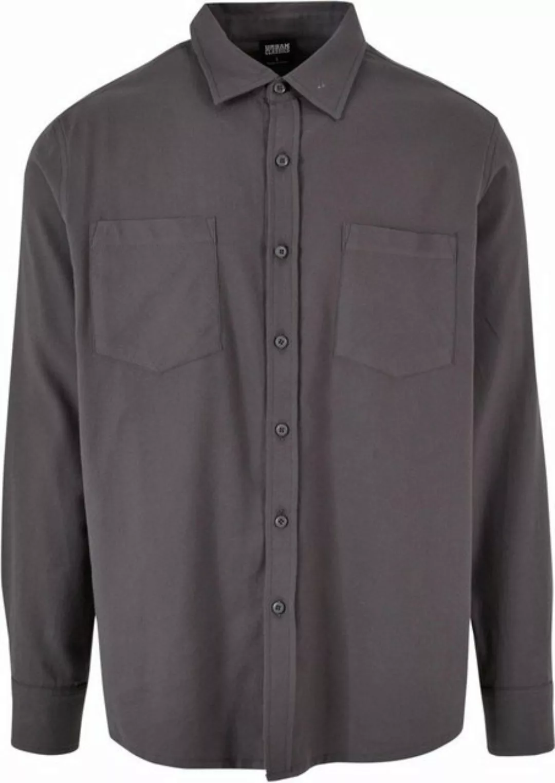 URBAN CLASSICS Langarmshirt Herren Flanell Shirt (1-tlg) günstig online kaufen