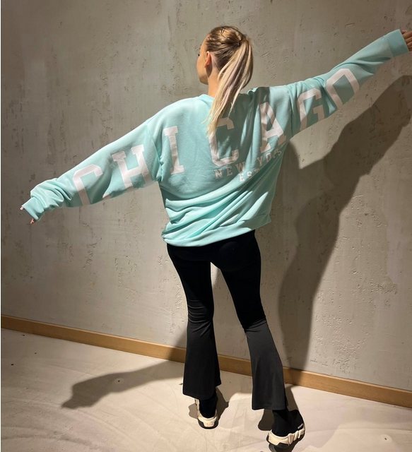 Worldclassca Longsweatshirt Worldclassca Oversized Sweatshirt CHICAGO Langa günstig online kaufen