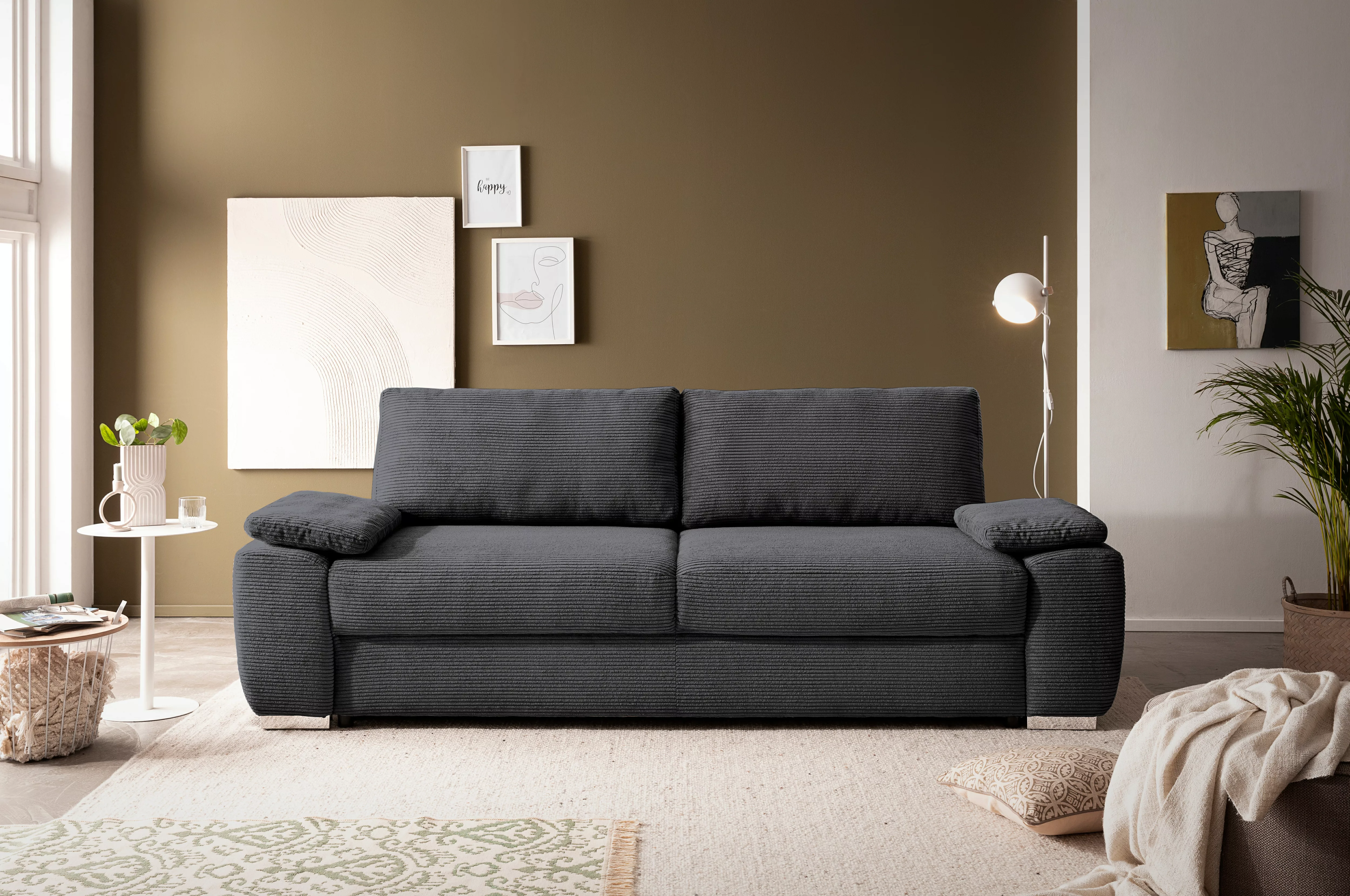 exxpo - sofa fashion 3-Sitzer "SOLSBURY, bequem und komfortabel, Sofa, Schl günstig online kaufen