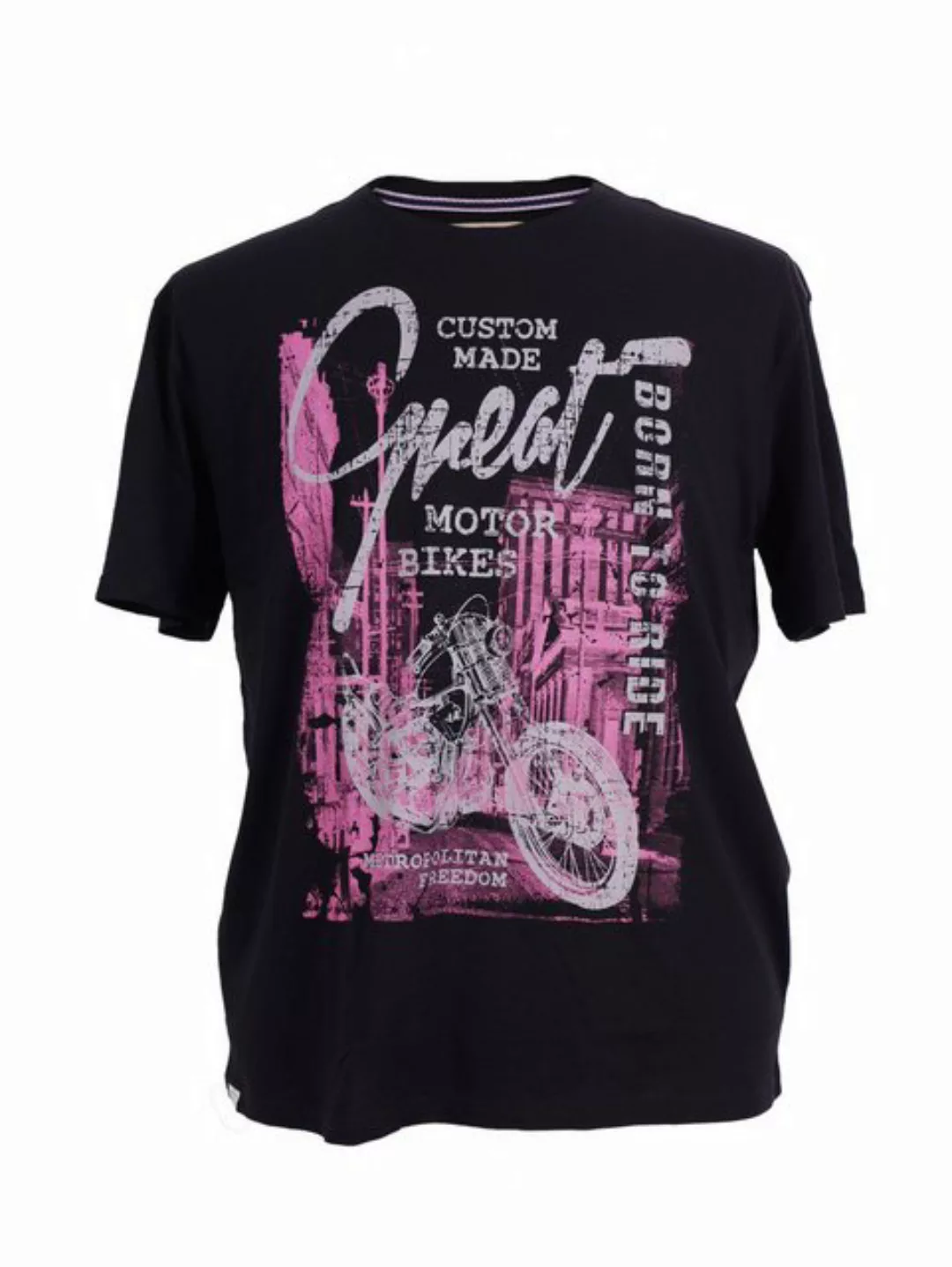 redfield T-Shirt XXL T-Shirt von Redfield mit Druck "Motor Bikes", schwarz günstig online kaufen