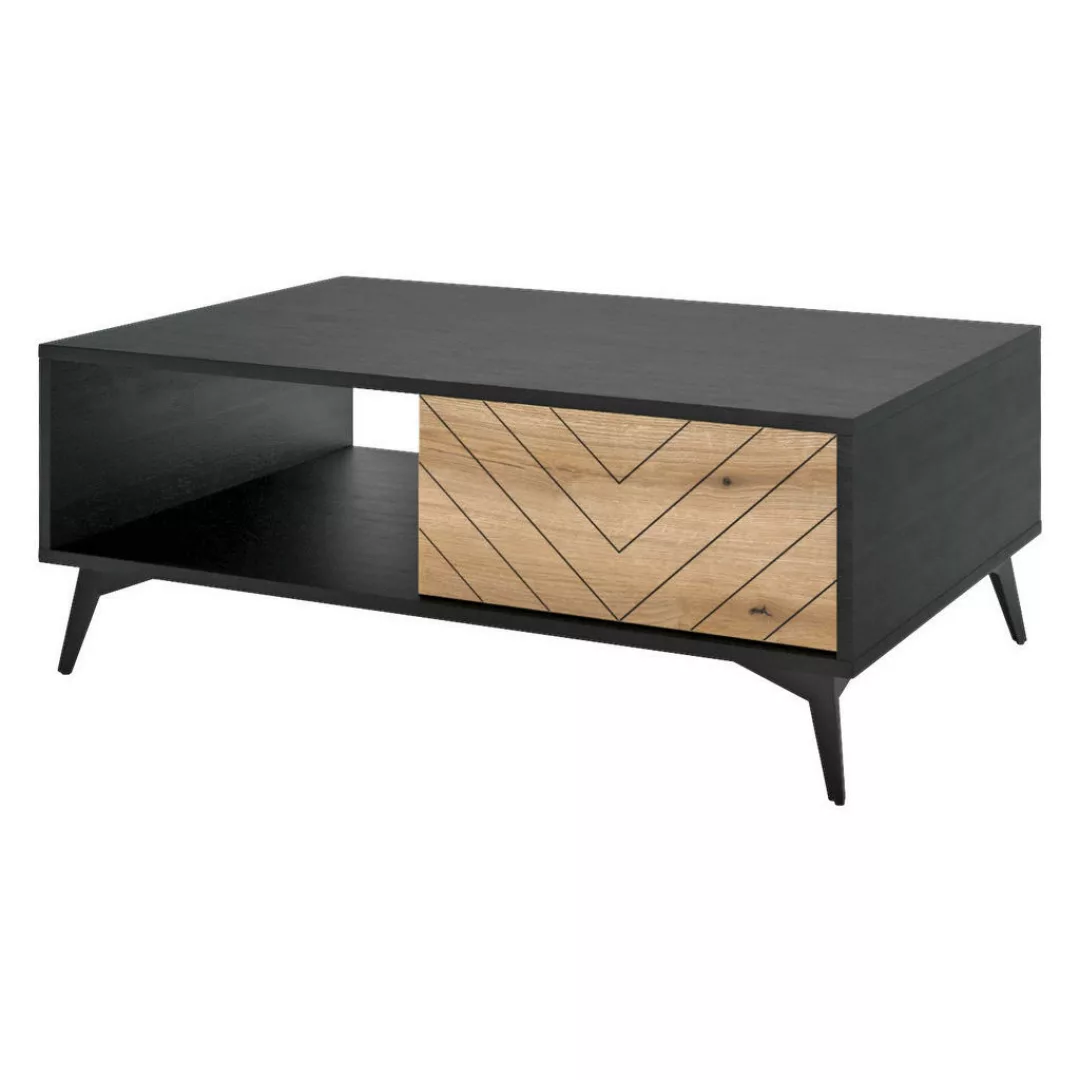 Couchtisch COUCHTISCH PEARL PE07 schwarz B/H/T: ca. 104x68x42 cm günstig online kaufen