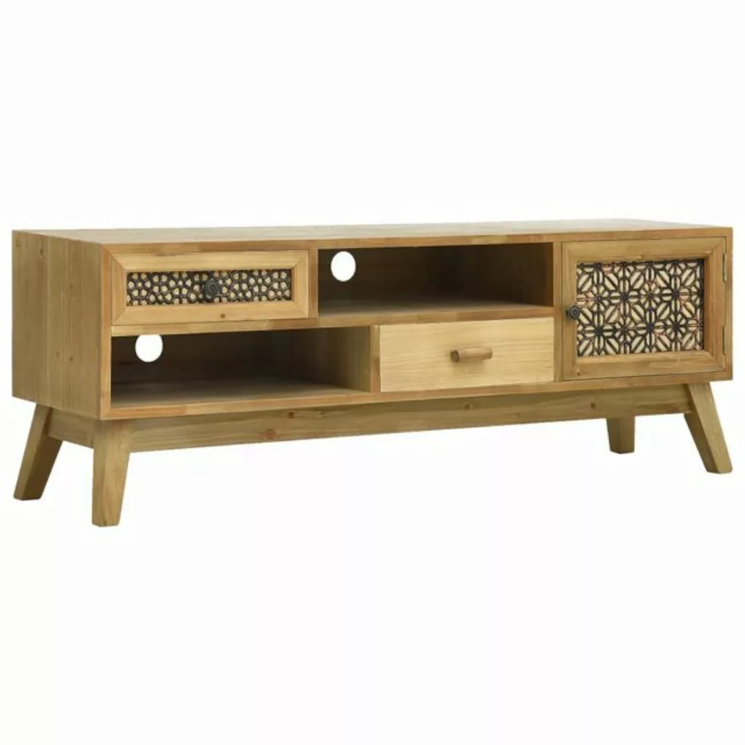 furnicato TV-Schrank mit Mustern Braun 120x30x42 cm Holz (1-St) günstig online kaufen